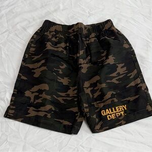Black and Brown Camouflage Cargo Shorts